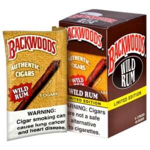 backwoods wild rum cigars, backwoods wild rum for sale, batch 002 backwoods, buy backwoods cigars Canada, tobacco leaf backwoods