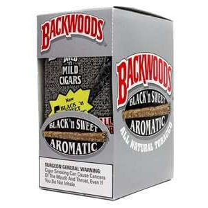 Black 'N Sweet Aromatic Cigars, backwood leaf wraps, boxed backwoods, backwoods stores, buy backwoods cigars toronto